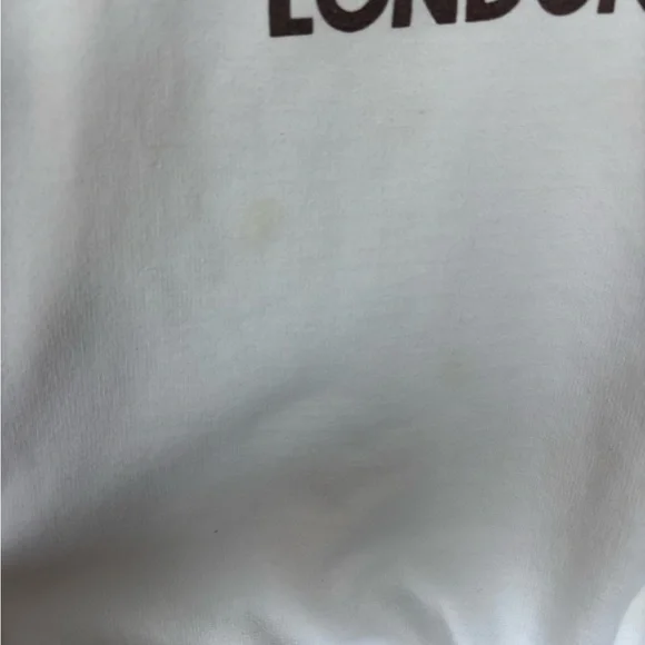 Vntg Hard Rock Cafe London White Crew Neck Sweatshirt Large - Picture 4 of 5